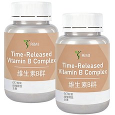 RiMi 維生素B群 緩慢釋放 60粒裝, 1個, 60顆