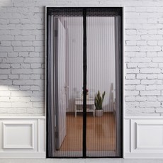 셀잇 현관 자석 방충망, 블랙