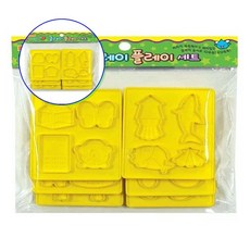 쌍문상회 지금 필요한 6종 지점토 조형도구 수수깡 도너랜드 찰흙 클레이 점토 몰드-양면사각 -33835 31872EA, 본상품