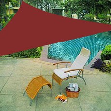 HK 굿라이프 생활 타프 PU 방수 삼각 3X3X3m, 와인