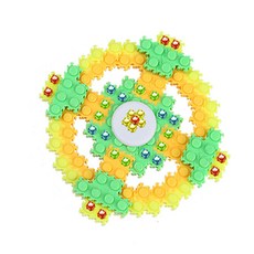 디폼블럭8mm320개 세트&부자재, J01_디폼블럭8mm 스피너 연두+노랑(4인), 1개