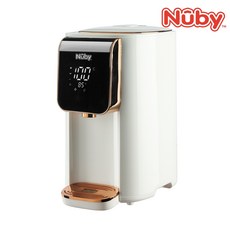 NUBY 智能七段定溫調乳器 5公升 新色上市, 1個, 奶油白色, 奶油白色
