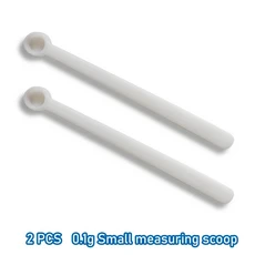 계량스푼 2 PCS 측정 숟가락 흰색 약물 농약 안전 정확한 1 숟가락은 1g 분말 기타 0.1g 0.25g 0.5g, [12] 0.1g