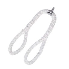 面拉延長繩龍門架高位下拉繩肱肌訓練器, 1個, 白色70cm