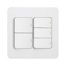디아트 2개용 중5구 스위치 화이트 배선기구 주택 사무실 아파트 상가 dew+6908yZ, 본상품