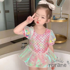 여아 수영복 공주 인어 원피스 유아 수영복 아동