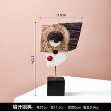 모던 장식품 독특한 스톤 몽상 생각하는 사람 홈데코 조각상, Q