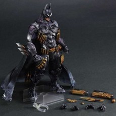 [출시] 플레이아츠 마블 데드풀 어벤져스 울버린 닥터스트레인지 플래쉬 블랙위도우 캡틴 아메리카 배트맨 스파이더맨 베놈 토르 액션 피규어, 20_무장한 배트맨, 1개