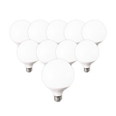 라인라이팅 LED 샤인 숏볼구 12w, 10개, 주광색