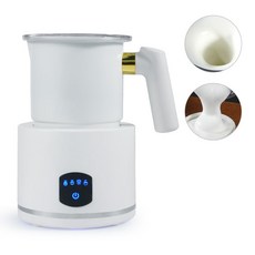 Detao 스텐 우유 거품기 라떼거품기 홈카페 우유거품기 밀크프로더 304스텐 화이트