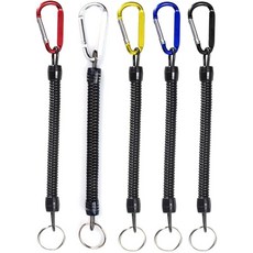 Hqzoomee 스프링줄 세트 다용도 이중고리 스프링줄 12cm 5PCS, 믹스 컬러의