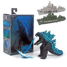 NECA 고질라 액션 피규어 2019 영화 버전 네카 블루 16cm 고질라, 1개