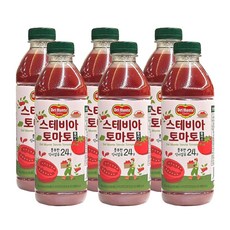 델몬트 스테비아 토마토주스, 950ml, 6개
