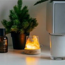 【Montagne】mini富士山 黃水晶。綠螢石。紅瑪瑙 水晶擴香組 聖誕限定 精油可選, 1個, 快樂鼠尾草10ml