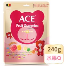 ACE軟糖 萬聖汽水罐組限定 水果Q軟糖/DHA藻油軟糖/Vita綜合活力軟糖 兒童綜合維他命 多種口味一次滿足, 1個, ACE水果Q軟糖