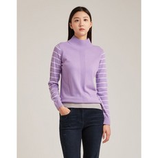 비비올리비아 소매 스트라이프 니트 VVCBLWW9371