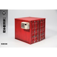 【616toys】mmmtoys 1/12 集裝箱小屋, 1個, B.紅