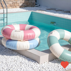 물놀이 프리미엄 클래식 파스텔 파도타기 물놀이용품, 블루, 대형(100cm), 1개