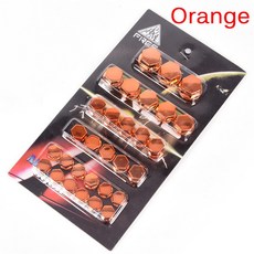 오토바이 나사 너트 볼트 캡 커버 중앙 장식 30, Orange, 1개