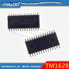 2pcs TM1628 TM1628A 1628 SMT SOP-28 LED 디지털 튜브 디스플레이 드라이버 IC 칩 새로운 원본, 5개, 기타