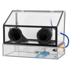 아크릴 도색 부스 프라모델 스프레이 피규어 방진, 3mm 방진 상자, 1개