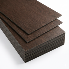 믿음직함 접착식 직사각 장판 우드 데코타일 20장, 20개, PVC 딥 에스프레소