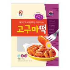 [퀴클리몰] 사조오양 고구마떡 1kg, 1개