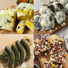 [36년장인떡] 인기떡 8종 쑥앙금찰떡 영양찰떡 단호박카스테라 인절미 콩설기 땅콩흑미찰떡, 1박스, 3kg