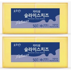 소와나무 파티쉐 슬라이스 치즈, 900g, 2개