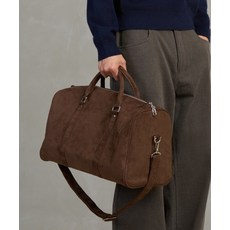 [국내정품] 효지 더플백 스웨이드 보스턴 백 (브라운) 107479, 브라운, FREE