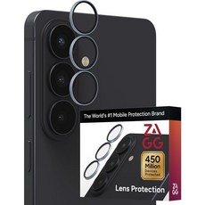 ZAGG Glass Elite Anti-Reflective Samsung Galaxy S25 Edge Camera Lens Protector – Anti-Glare Techno, Samsung Galaxy S26 Plus, Blue