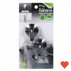 소품걸이 흡착 벽 행거 2P 액자 걸이 다용도걸이, 1개, 색상