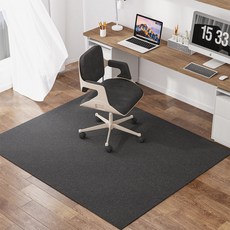 대형 사무실 가정용 바닥 1500 120 180CM 1800 2000 의자 베이지 매트 컴퓨터, 차콜 TPE 싱글 스트라이프, 150x150CM, 1개