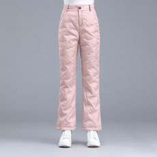 JoYouth 겨울 여성 패딩바지 부츠컷 덕다운 패딩 바지 골프