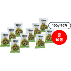 노브랜드 말차프레첼 과자 대용량, 10개, 100g