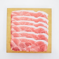 고기생각 국내산 한돈 제육 불고기용 껍질 붙은 돼지 앞다리살 슬라이스 냉동 1kg 3mm 슬라이스 전지, 2개