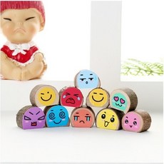 U 나무 공기알 공기놀이 감정표현 공기알만들기, 단품