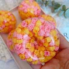 톱니 크런치 말랑이 스퀴시 스퀴지, 1개, MULTI COLOR 1개, MULTI COLOR
