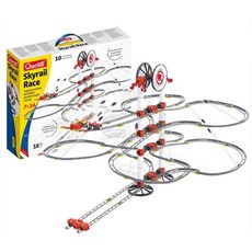 창의력발달 과학 롤러코스터 조립 레일 스카이레이서187P 구슬옮기기 감각장난감