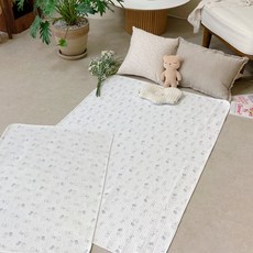 그로우제이 신생아 방수요 아기 어린이 방수패드 방수매트, 스카이기린