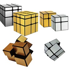미러큐브 3X3 2x2 로보큐브 골드 실버, 3X3로보큐브실버(M), 1개