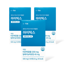 아이틱스 눈 건강 솔루션 루테인 아스타잔틴 지아잔틴 황반 보호, 3박스, 30정