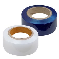 BLEX 상품포장 납품 점착 임시비닐랩 보호테이프 투명 청색 30mm x 150M 포장용 제품보호, 1개