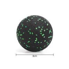 고경도 폼 롤러 EPP 근육 마사지 볼 근막 이완 훈련용, 8cm 둥근볼 그린, 기본 모델명/품번