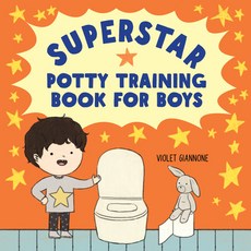 (영문도서) Superstar Potty Training Book for Boys Paperback, Rockridge Press