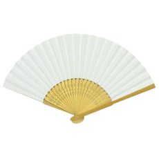 미술교구 색칠도구 접이식 대나무 부채 만들기 부채만들기재료 엄마표놀이 그림그리기, 10개, 화이트우드