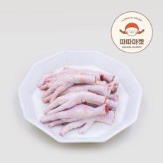 국내산 생 닭발 1kg 냉동 뼈 있는 통, 1개