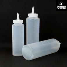 1구 케찹병 투명 소스병 양념통 업소용, 5개, 500ml