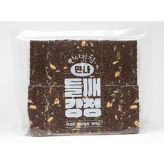 만나강정 9종 깨견과 강정 벌크 무설탕 무물엿 검정깨 참깨 들깨 건강 강정, 1개, 200g