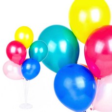 혜문잡화상점 풍선꽂이장식세트70cm(펄풍선혼합파티) 파티용품 생일